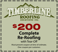 Timberline Roofing coupon